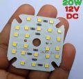 Solar DC 12V LED lamp plate 20W round No need driver Smart bulb lamp For DIY Golden Color LED Floodlight Spotlight PCB Round shape DC 12 V LED Bulb lamp plate20W Direct DC Led Light Plate dob led lamp plate. 