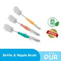 Pur 2 in 1 Bottle & Nipple Brush - (6106). 
