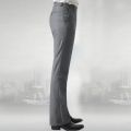 Men Flared Boot Cut Trousers Business Casual Classic British Style Office Comfortable Kahki Black Slim Formal Suit Bottom Pants. 