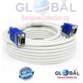 5 Meter VGA Cable Male To Male 15 PIN Computer Monitor, Projector. 