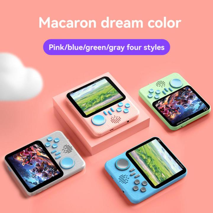 【Yurui】New Video Game Conole 666 in 1 Retro AV Two Player Gamepad Rechargeable Portable Game for Kid Gift