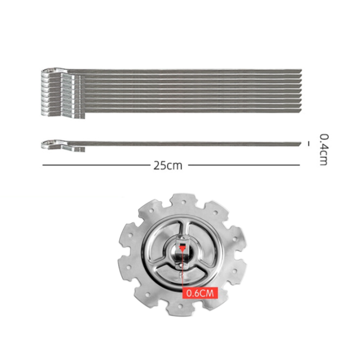 JAERBEE%202X%20304%20Stainless%20Steel%20Rotating%20Grill%20Skewers%20BBQ%20Grill%20Cage%20Air%20Fryer%20Lamb%20Skewers%20Grill%20Electric%20Oven%20Accessories,25cm%20-%20Image%208