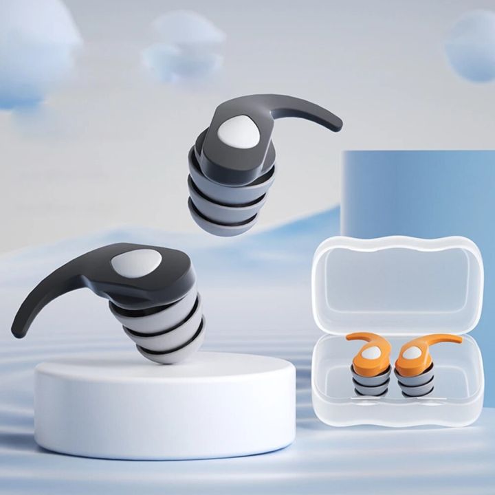 1%20Pair%20Silicone%20Anti-Noise%20Ear%20Plugs%20Ear%20Protection%20Earplugs%20Soft%20Comfort%20Sound%20Blocking%20Earplugs%20for%20Travel%20Work%20Sleep%20Swimming%20-%20Image%203