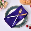 12Pcs Square Table Napkins Handkerchief Romantic Wedding Banquet 30X30cm Satin Table Napkin For Dinner Party Decoration. 