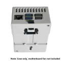 1 PCS Case DIN Rail Shell White ABS Clear Top Electric Box for RPi 5 Pi 5 for 5. 