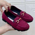 Polyurethane sole old Beijing cloth women's single for mother's bean shoes, flat bottomed soft soles, non slip, one foot shoes. 