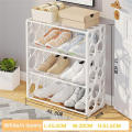 Multi-layer Shoe rack Dustproof Plastic Steel Tube Shoe storage Shoe cabinet for Home Balcony Dorm room Students Balcony garden storage. 
