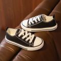 New Kids Canvas Sneakers Toddler Sport Casual Shoes Fashion Soft Breathable Boys Girls Flats Canvas Shoes Children Loafers. 