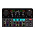 Sound Card P300 Live Sound Card Live Streaming Podcast Accessories Mixer Sound Card Audio Voice Podcast.