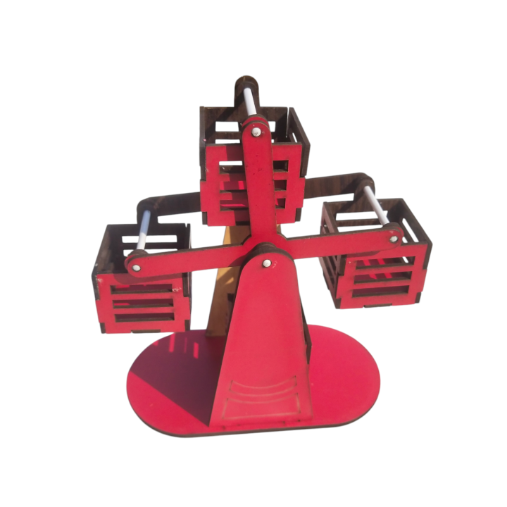 Nagordola or Chorki – Handcrafted Wooden Pahela Baishakh Iconic Desk Gift