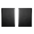 Resume Portfolio Folder Black Resume Portfolio Folder with A4 Size Clipboard Black Leather Padfolio for Men Women Business Portfolio Organizer.