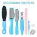 8PCS / 10PCS Professional Pedicure Tools Set, Foot files Callus Remover for Feet Foot Care Kit with Nail File Pedicure kit for Cracked Heels and Dead Skin Callus Shaver. 
