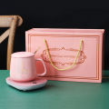 Cup Heater Coffee Mug Warmer Timer Heating Coaster Smart Thermostatic Heating Pad Hot Plate Hot Milk Coffee Cup Warmer. 