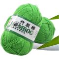 High quality soft and smooth natural bamboo cotton hand woven yarn, baby cotton crochet knitted fabric. 