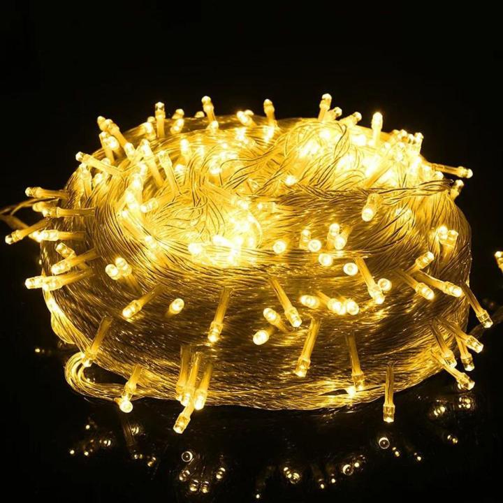 ডেকোরেটিভ ফেইরি লাইট-33 ফুট-সোনালী - fairy lights for room decoration