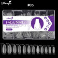 Monja 550Pcs Matte False Nail Extension Tips Frosted Fake Coffin Almond Oval Square Soft Gel Tips Acrylic Artificial Manicures. 