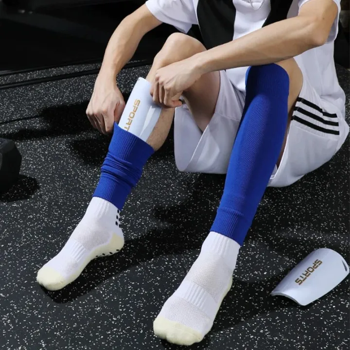 1%20Pair%20Men's%20Leg%20Warmers%20Football%20Sports%20Sock%20Adult%20Shin%20Guard%20Calf%20Socks%20Children's%20Leg%20Brace%20Sock%20Compression%20Protection%20Gear%20Protective%20Gear%20-%20Image%206