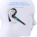 Bluetooth Earpiece Bluetooth V5.1 Headset with Charging Case Hands-Free Single Ear Headset Noise Canceling Mic for Xiaomi iPhone.