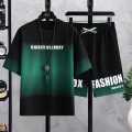 Black Combo  T-Shirt And 2 Quarter Pant For Men... 