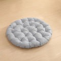 Cotton and linen cushions, solid color, thickened, enlarged Japanese futon, home meditation, yoga mats, balcony living room, tatami mats.