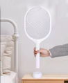 Weidasi Wd-979 Rechargeable Dual-Use Electric Mosquito Racket Mosquito Swatter With Led & Stand - Mosquito Bat. 
