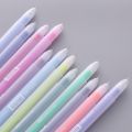 12 PCS Colored gel pens set Kawaii blue 0.5 mm ballpoint pen for journal Cute School supplies Korean stationery. 