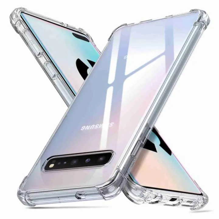 Samsung Galaxy S10 Plus Premium Silicone Case Crystal Clear Soft TPU Ultra-Thin Transparent Flexible Protective Mobile Phone Back Cover