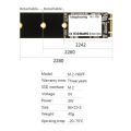 Kingchuxing SSD M2 Sata M.2 NGFF 2242 2260 2280 Detachable Solid State Drive for Desktop Laptop - 1TB.