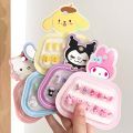 12Pcs/set Detachable Kuromi Children Cartoon False Nails My Melody KT Cat Kids Cartoon Fake Nails Nail Supplies Full Cover Nail Art Tips Kids Fake Nail Extension Student.
