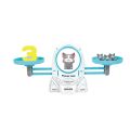 Balance Math Educational Toys Games for Kids Preschool Activities Learning Toys for Toddler Boys Girls(B). 