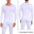 Thermal Underwear for Men Long Johns with Fleece Lined Sport Base layer in Cold Weather Winter. 