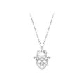 Titanium Steel Sanrio Hello Kitty Cat Necklace for Women Cute and Smart Gift for Best Friend Girlfriend Sweet Clavicle Chain.