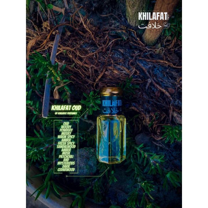 𝙆𝙝𝙞𝙡𝙖𝙛𝙖𝙩 𝙤𝙪𝙙 𝙗𝙮 𝙆𝙝𝙞𝙡𝙖𝙛𝙖𝙩 - خلافت 𝙋𝙚𝙧𝙛𝙪𝙢𝙚𝙨 - Exclusive Premium Refreshing Long-Lasting Attar 3ml