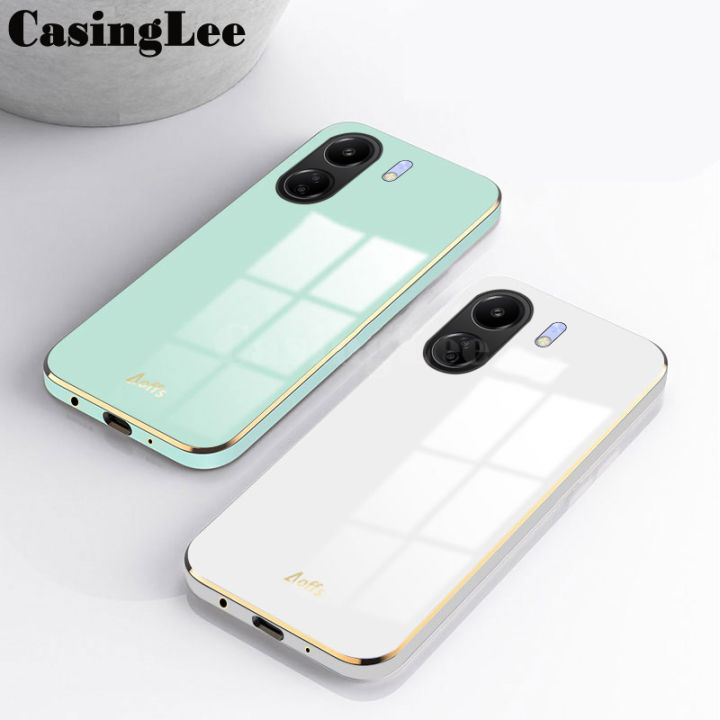 For Redmi 13C case Soft Silicone Plating Electroplate Emerald - Main Image