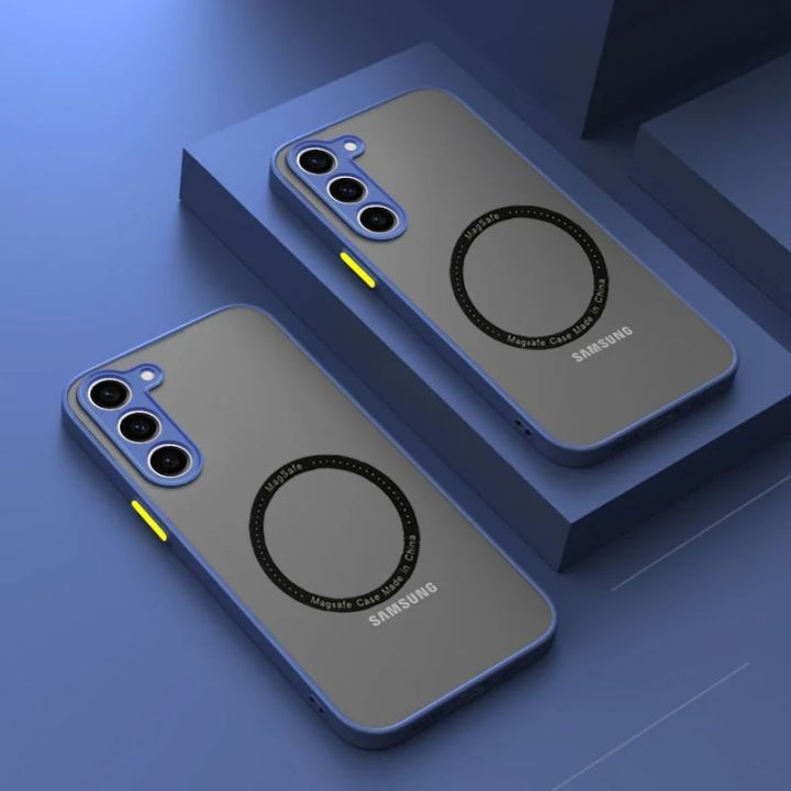New MagSafe Phone Case For Samsung Note 20 S20 S21 S23 FE S22 S24