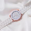 Luxury 5pcs Handwatch Set with Butterfly Necklace Earrings Bracelet Quartz WristWatch for Women. 