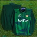 Pakistan T20 World Cup Jersey 2026/2027 Full Sleeve Polo Cricket Jersey For Men - Long Sleeve - Pakistan Cricket Jersey 2026-27.