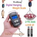 Digital Hanging Weight Scale-Weiheng, Electronic Portable LCD Digital Scale Double Precision Luggage Weight Scale Balance Scales For Hanging Hook Travel - Weight Machine - weight machine. 
