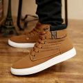 【selevn roind】 Autumn Winter Men Boots Big Size 38-47 Fashion Fur Lace-up Warm Leather Boots For Men High Top Snow Casual Shoes Men. 
