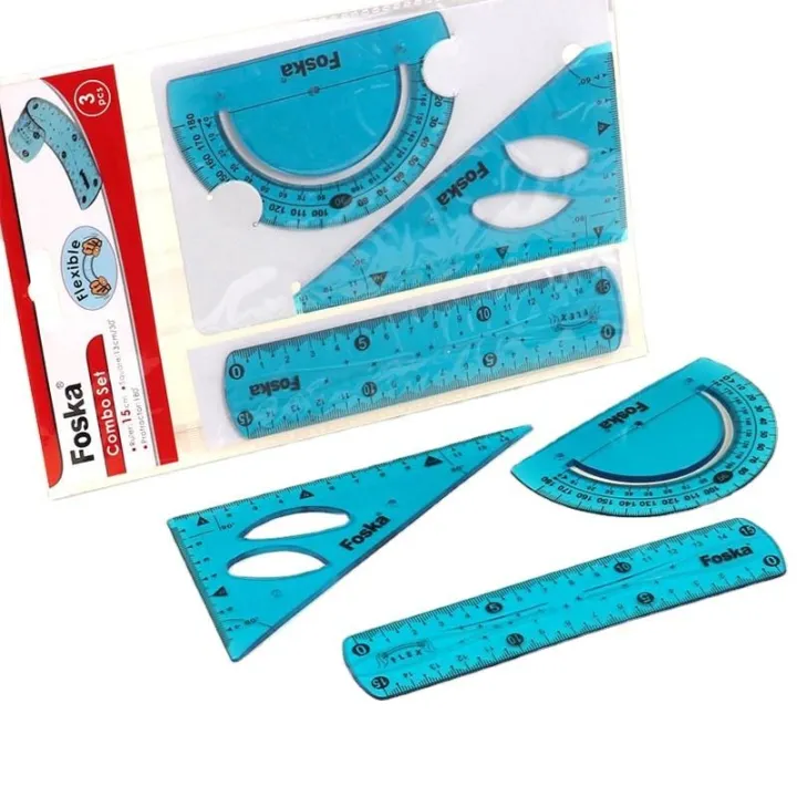 Flexible%20Geometric%20Tools%204%20Pcs%20Ruler%20Set%20with%20360%20Degree%20Protractor%20for%20School%20&%20Office%20Use%20-%20Image%203
