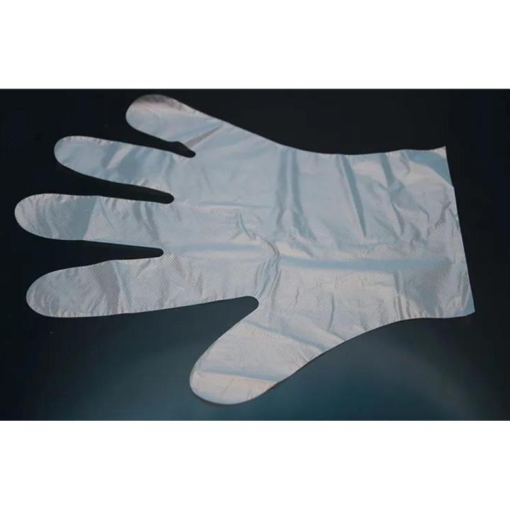 100 Pieces Embossed Polyethylene Gloves