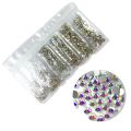Super Glitter Multi-Size Crystal Flatback Glass Nails Art Rhinestones For 3D Nail Art Rhinestones Decoration Gems SS4-SS12.