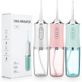Portable Dental Water Flosser Oral Irrigator USB Rechargeable Water Floss Jet Tooth Pick 4 Tips 220ml Mouth washing machine.