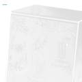 Cake Display Box Acrylic Cake Stand with Cover for Birthday 20x20x28.5CM.