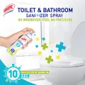 Harpic Toilet Seat Sanitizer Spray, Kills 99.9% Germs on Toilet Seat Covers, Basin Tap and Doorknob in 10 seconds, Citrus Fresh, 90ml. 