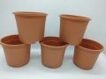 5 pieces 6" BP Plastic Round Flower Tub/Plastic Flower Tub/Designed  plastic flower planter. 