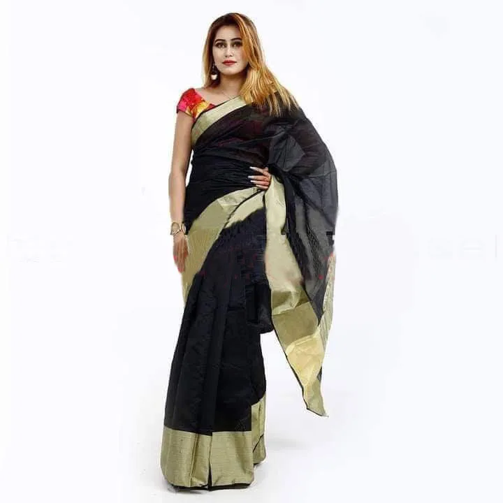 Halfsilk%20Tangail%20Tat%20Saree%20for%20Women's%20(Rani%20Golapi)-%20Saree%20-%20%E0%A6%B6%E0%A6%BE%E0%A7%9C%E0%A6%BF%20-%20Image%204