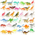 10/24pcs Mini Dinosaur Toy Set Little Dinosaur Figurine Simulation Dino Toy Collection Kids Model Action For Dino Cake Topper. 