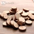 10pcs/lot Home Mini Moss World Decoration Micro Garden Miniature Terrarium Potted Wooden Crafts Base DIY Accessories Material.