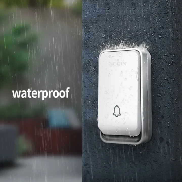 VeryHome%20Self%20Powered%20Waterproof%20Wireless%20DoorBell%20night%20light%20no%20battery%20EU%20plug%20home%20Cordless%20Door%20Bell%201button%201%202%20Receiver%20-%20Image%204
